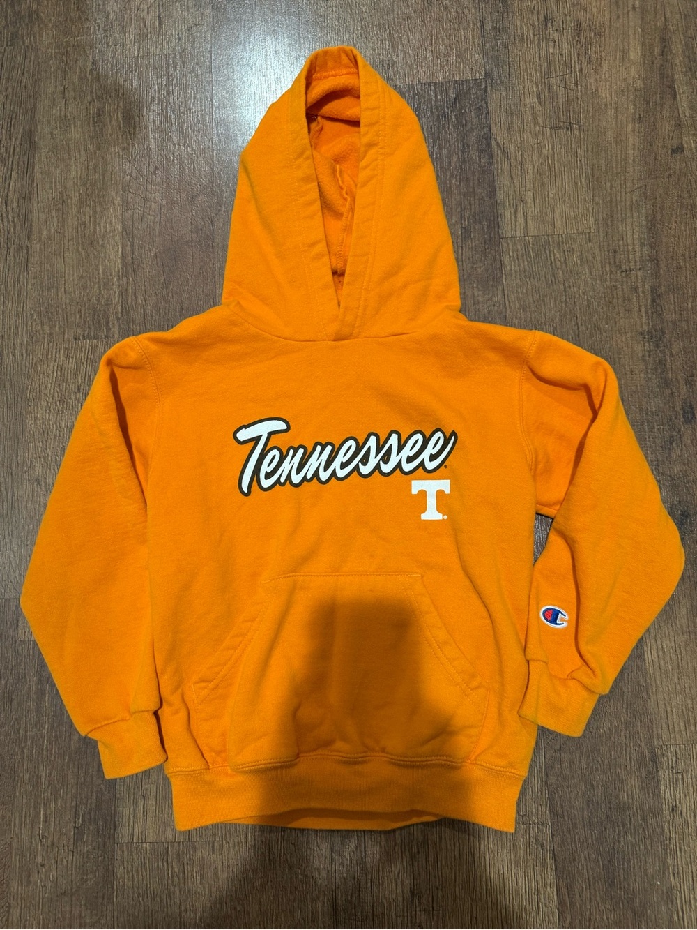 Champion Tennessee Orange Kids Hoodie - Tennessee Script youth 6/7